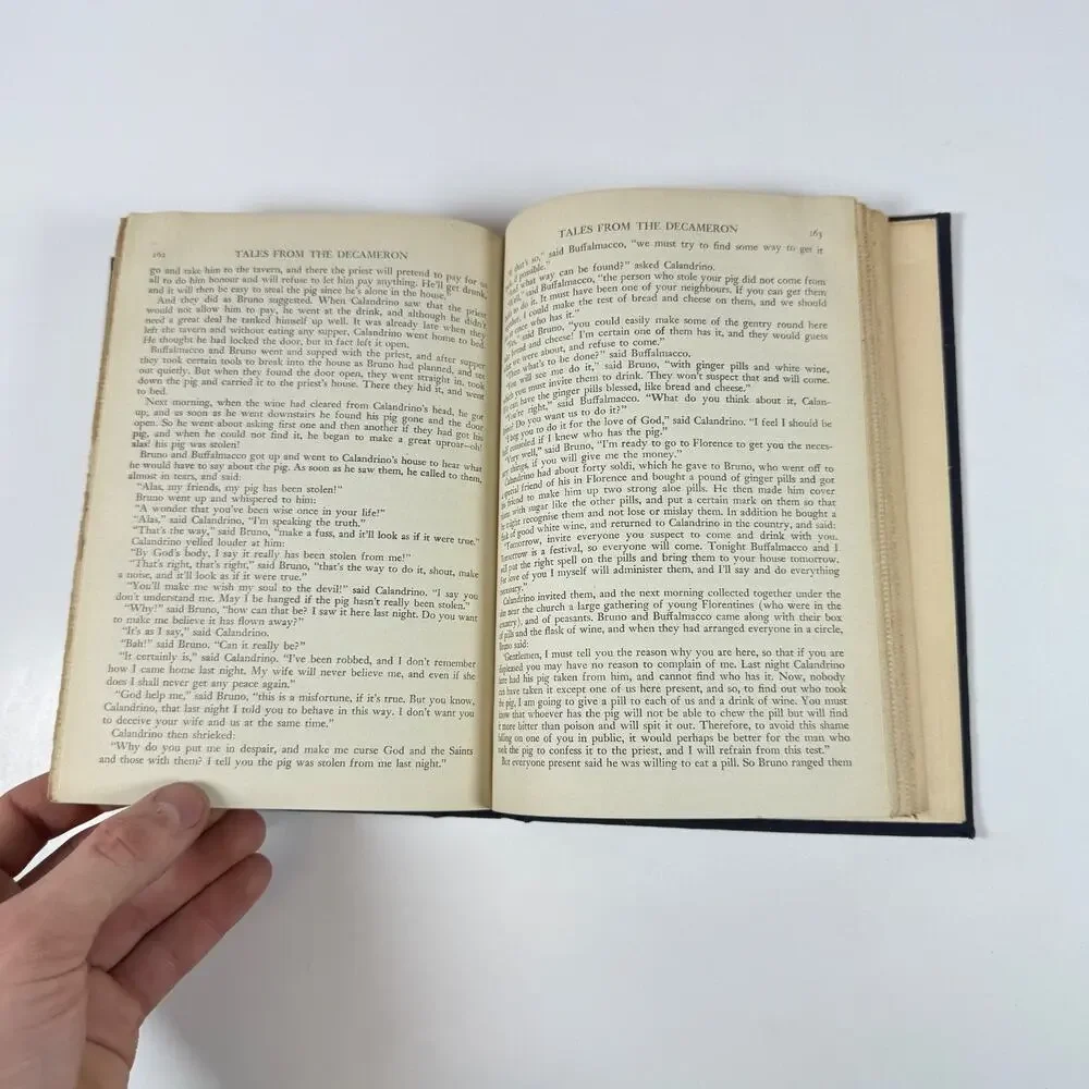 Tales From The Decameron Translated by Richard Aldington 1930 Vintage Book